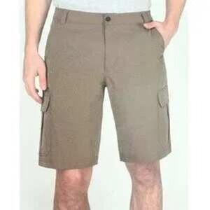 🆕️ Sierra Designs Mens Size 34‎ Tan Cargo Shorts Outdoor Hiking Casual Cotton